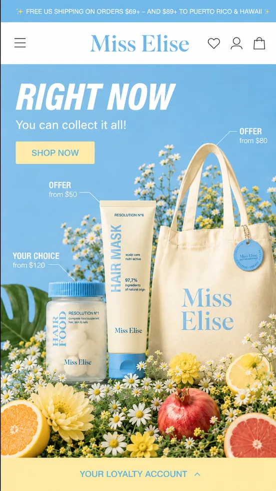 Mobile landing page hero with offer, product proof, and above-the-fold CTA