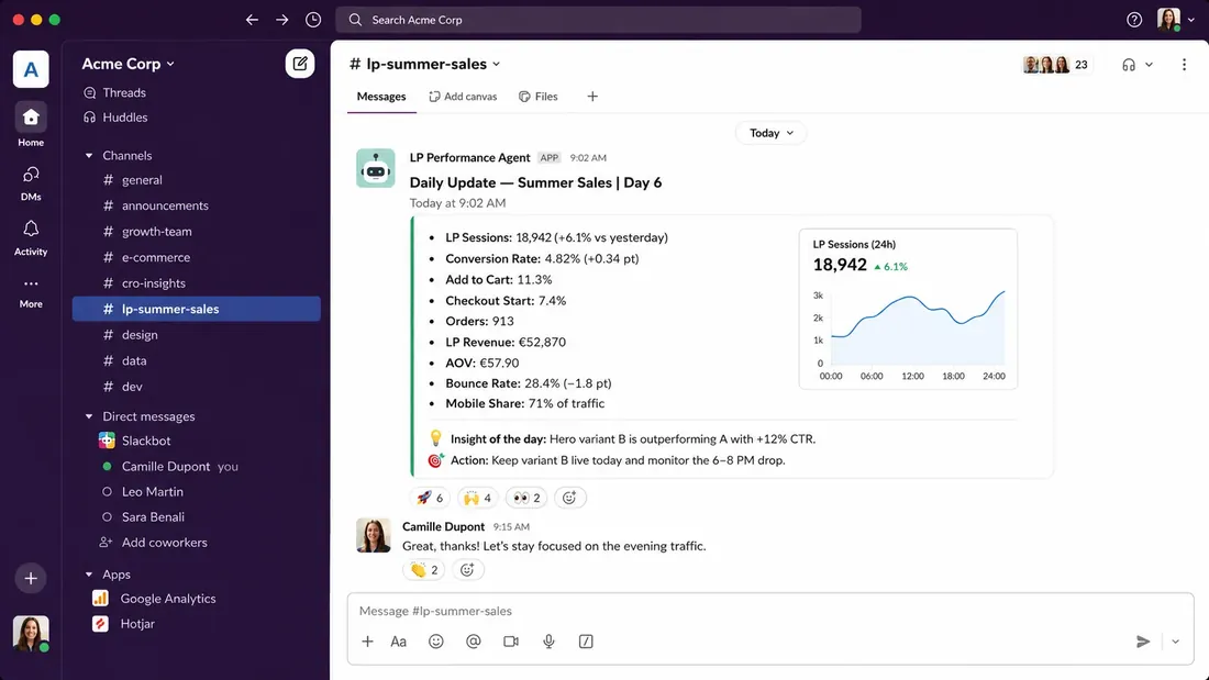 AI-assisted review workspace